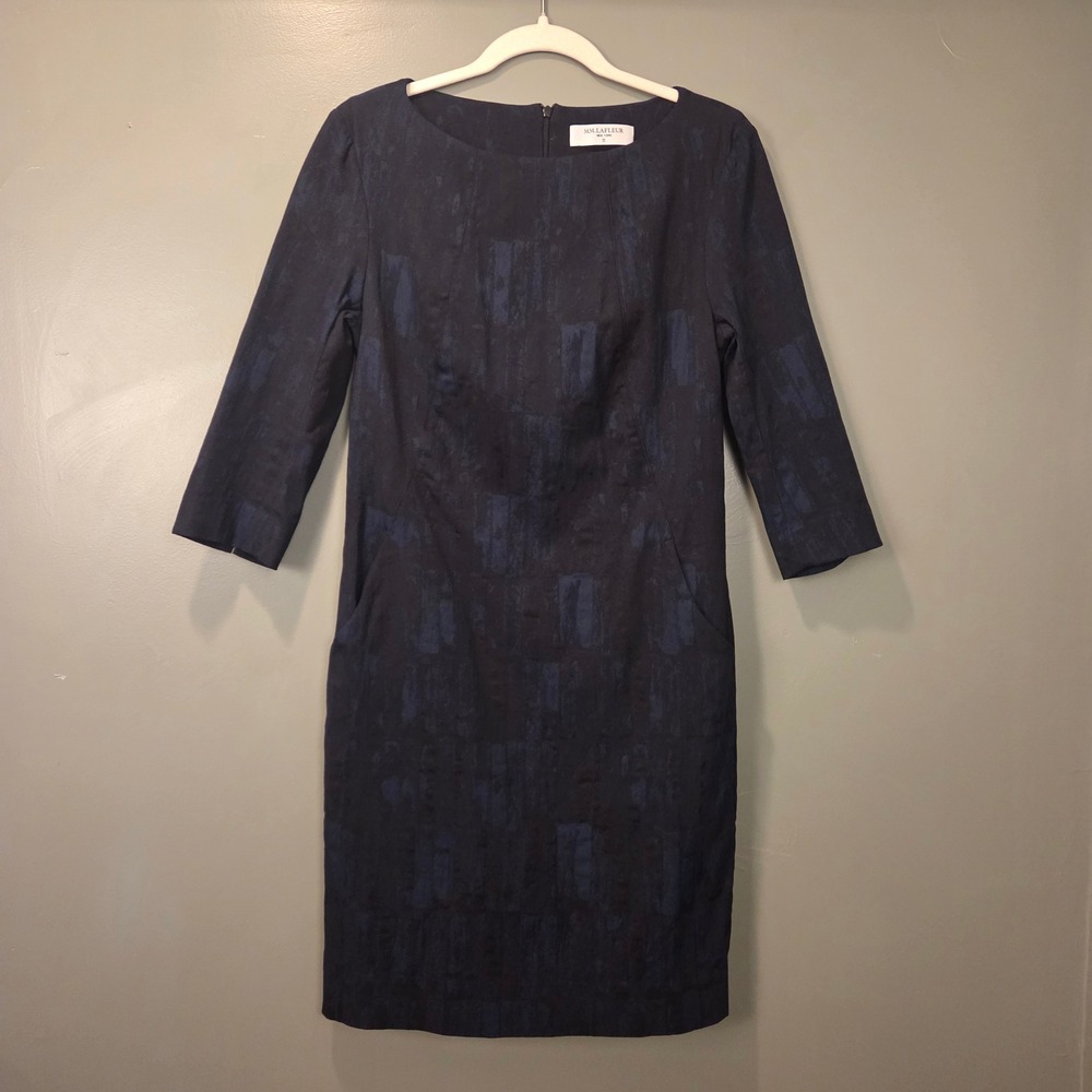 M.M.LaFleur‎ Etsuko Dress Brushed Jacquard Office Formal, Women's Size 10